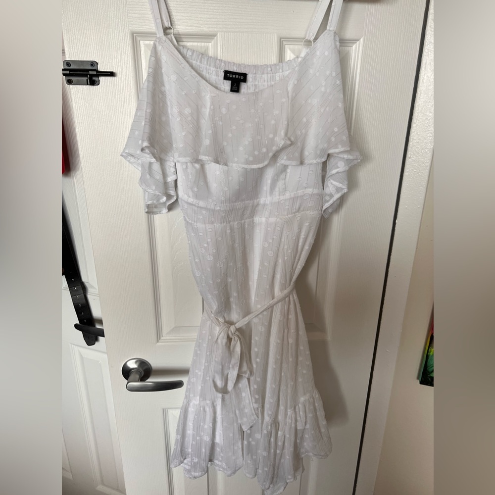 White Skater Dress